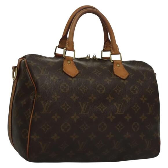 LOUIS VUITTON Monogram Speedy Bandouliere 30 Hand Bag M40391 - Picture 1 of 16